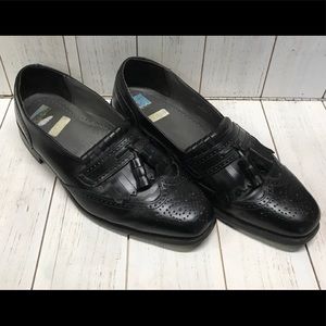 Dexter Mens Black Loafers With Tassels Size 10.5M